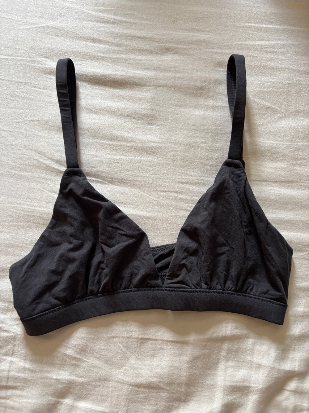 SKIMS Black Triangle Bralette